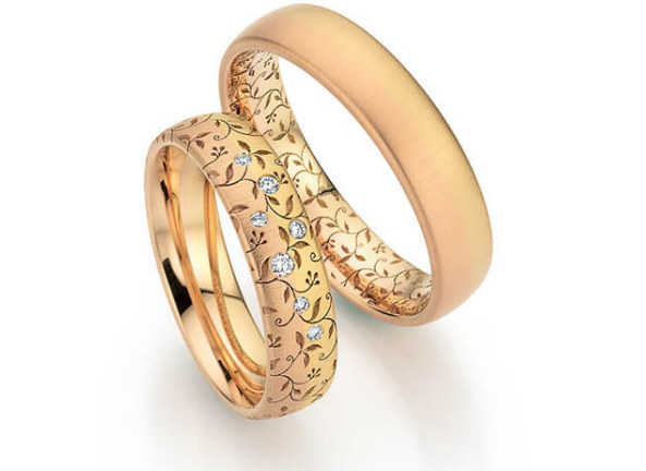 EHERINGE TRAURINGE Ringe Eheringe Trauringe Ringpaare Gold Silber Brillanten Carbon